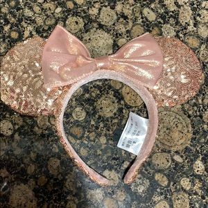 Rose gold disney ears